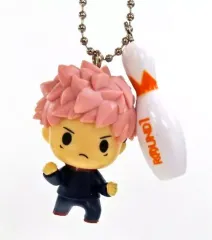 【中古】雑貨 虎杖悠仁 「呪術廻戦×ROUND1 ミニフィギュアストラップ」 コラボキャンペーン 第1弾 来場者特典