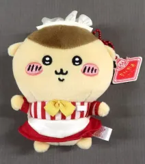 【中古】キーホルダー くりまんじゅう ホール担当なマスコット 「ちいかわ なんか小さくてかわいいやつ ちいかわレストラン」