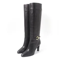 CELINE　セリーヌ　ロングブーツ　サイズ36 CELINE セリーヌ ロングブーツ ブラック サイズ：36 1/2