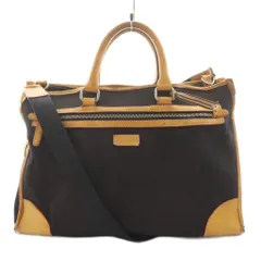 ポールスミス PAUL SMITH ブリーフケース ビジネスバッグ ハンドバッグ ショルダーバッグ 2way ナイロン レザー 黒 ブラック 茶 ブラウン /AN11