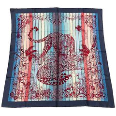 エルメス スカーフ カレ90 JUNGLE LOVE ジャングルラブ レディース マルチカラー シルク HERMES【AFI20】