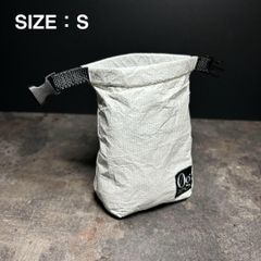 スタッフサック　スタッフバッグ　ロールトップ　タイベック　軽量　登山　UL　ホワイト　Sサイズ