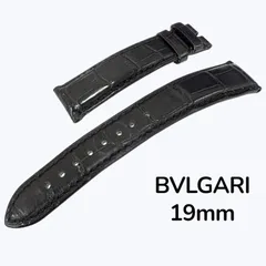 【中古品】時計バンド BVLGARI ブルガリ 純正 19mm ベルト レザーベルトのサムネイル
