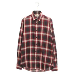 SAINT LAURENT PARIS (サンローランパリ) 14AW オンブレチェック総柄ロングスリーブシャツ レッド 340855 Y854Fのサムネイル