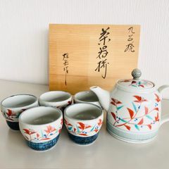 九谷焼　茶器セット　雄岳作
