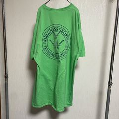 PORT&COMPANY college T-shirt/double sided print/両面プリント/オーバーサイズ