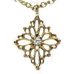 美品 MIZUKI ミズキ チャーム ネックレス K14 ペンダントトップ 金 