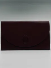 格安！カルティエ マストライン ボルドー レザー クラッチバッグ セカンドバッグ