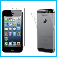 【数量限定】/ iPhone5S ガラスフィルム iPhone SE (2016年モデル) フィルム / 液晶保護フィルム 日本旭硝子素材 硬度9H 簡単貼り付け 耐衝撃 防指紋 自動吸着 強化フィルム+iPhone5 iPhone5E / iPhone5E