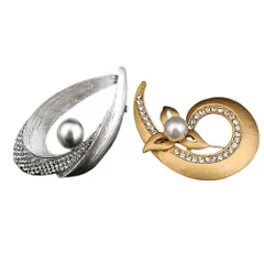 【送料無料1000円】レディース アクセサリー エレガンス ブローチ 上品 おしゃれ ジュエリー華やか アンティーク風 エレガント フォーマル パーティー 結婚式 卒業式 入学式 発表会 セレモニー スカーフ留め バッグアクセント　Q、R【cw-d-88】