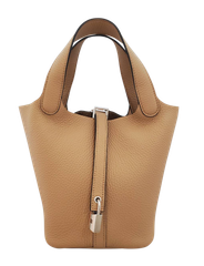 【新品】エルメス HERMES ハンドバッグ ピコタンロックPM　トリヨン　チャイ　U刻印　SV金具