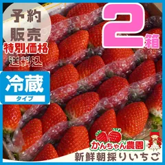 クール②箱【5月分予約販売】新鮮朝採りいちごのサムネイル