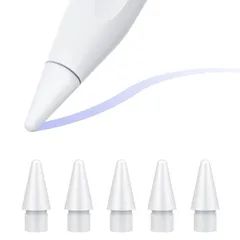 【特価商品】予備 高感度 ペンシル用交換ペン先 ipencil pencil専用ペン先 着替え簡単 apple 第二世代 Pencil 5枚 Apple Apple Apple 第一世代 White Pencilチップ TiMOVO Pencil交換用ペン先