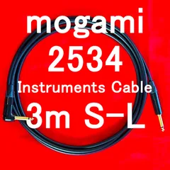 mogami 2534 Instruments Cable w/ Neutrik Gold Plated Plug SL 3m