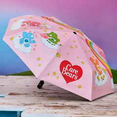 ☆輸入☆ワンタッチ折り畳み傘　ケアベア　care bearピンク　かわいい