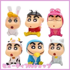 【特価】Denyeetの装飾アニメーション クレヨンしんちゃん かわいいセンターコンソール 人形フィギュア クレヨンしんちゃん 6点セットクレヨンしんちゃん車のインテリアアクセサリー