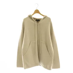 極美品✨セオリー 23aw ニット パーカー カシミヤ ジップ 現行 キャメル
