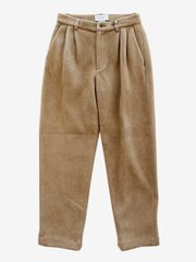 【新品】YOKE（ヨーク）KNIT CORDUROY 2TUCK WIDE PANTS YK19AW0068P BEIGE / size M