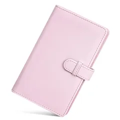 新品 VOW&ZON チェキ アルバム チェキ帳 instaxmini 用 大容量 instax mini チェキフィルム インスタックスミニ 108枚収納 コンパク トウオレットタイプ （ピンク）