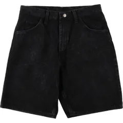 古着 ラングラー Wrangler RELAXED FIT ブラックデニムショーツ ショートパンツ メンズw32相当/eaa554108