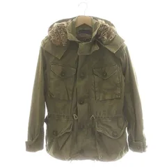 ポロ ラルフローレン POLO RALPH LAUREN ライナー付き ミリタリー モッズコート アウター フェイクファー XS カーキ /KO ■OS