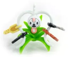 【中古】トレーディングフィギュア クレッフィ 「ポケモン・ザ・ムービーXY 破壊の繭とディアンシー/ピカチュウ、これなんのカギ? ちょいのせフィギュア」 ポケモンフェア2014 セブンイレブン限定