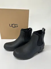 【新品・未使用】UGG レディース　レインシューズ　ブラック　JP24 UGG - UGG レインブーツ 24センチ の通販 by Ryo's shop｜アグ