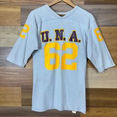 USA製 70s U.N.A. ラッセル ナンバリング フットボール T-sh - メルカリ
