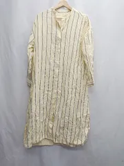 ◇ Θ AMERICAN HOLIC アメリカン ホリック 模様あり 長袖 膝下丈 ワンピース サイズF ベージュ系 レディース E  【1505220008366】