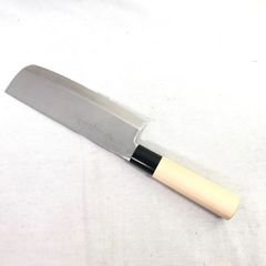 【未使用】関 鍔蔵　菜切包丁　料理包丁　関刀匠伝