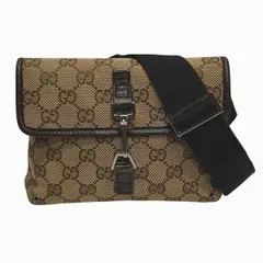 グッチ　GUCCI　92543　GGキャンバス　バッグ　ウエストポーチ　ボディバッグ　ユニセックス