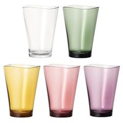 プラキラ(Plakira) ゆらぎ タンブラー グラス コップ 5色セット CO
