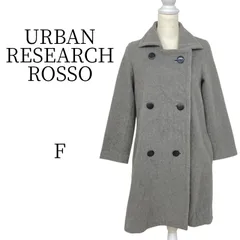 URBAN RESEARCH ROSSO カシミア グレー ロングコート F