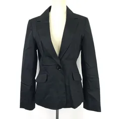 ミッシェルクラン/KLEIN+【クランプリュス】 テーラードジャケット【40/レディースL/黒/black】ブレザー/アウター/ブルゾン/Jacket/Jumper◆BJ020-iのサムネイル
