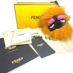 2341　FENDI フェンディ　バッグバグズ　モンスターチャーム　Bag Bugs　Honeyfur　キーホルダー　極美品