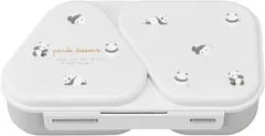 OSK オーエスケー 弁当箱 ぱんだ おにぎりランチケース 465ml 日本製 電子レンジ対応 LS-15 パンダ