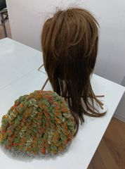 手編み帽子⑦