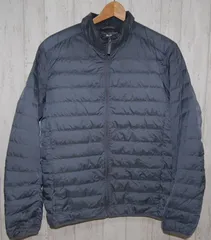 送料無料! USED ユニクロ UNIQLO ウルトラライト ダウンジャケット GREY系 DW-01　L