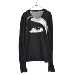 Dior HOMME (ディオールオム) 04AW エディスリマン期 フロントプリント 長袖Tシャツ カットソー 4HH3057005 ブラックのサムネイル