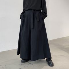 モード系　袴パンツ　ユニセックス　ワイドパンツ　ゆったり