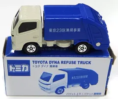 【中古】トミカ トヨタ ダイナ 清掃車(ホワイト×ブルー/ベトナム製) 「トミカ」 東京環境保全協会特注のサムネイル