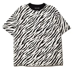 MINEDENIM ゼブラ柄 ショートスリーブシャツ MINEDENIM ゼブラ柄