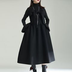 Bow-tie satin dress Riu リウ Rちゃん - メルカリ