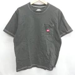 ◇ ⊂ Dickies ディッキーズ コットン100% 半袖 Tシャツ サイズL ブラック メンズ E  【1502180012099】