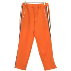 COMME des GARCONS HOMME PLUS コム デギャルソンオムプリュス 2001SS サイドラインジップトラックパンツ PE-P088 オレンジ M