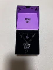 たにっしー さん専用　ANNA SUI ネックレス　2連　ANNA SUI 花柄ポーチ 紫付き