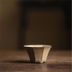 茶杯 八角 侘寂 ヴィンテージ手作り粗い陶器 中国茶器 陶磁 台湾茶器 中国茶