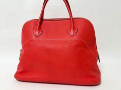HERMES エルメス ボリードリラックス35 ハンドバッグ カーフ ヴォーシッキム ローズジャイプール □P刻印 美品