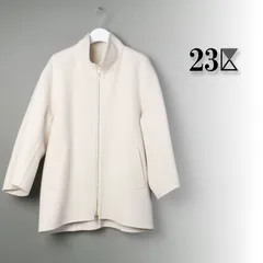 新品 23区 ウールリバー スタンドカラーコート ブルゾン  ショートコート ジャケット アウター 38（9）-906