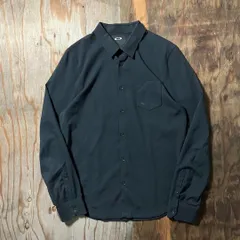 OAKLEY オークリー テック ギア アーカイブ 長袖 シャツ ダブルカラー サイドポケット Y2K 90s 古着 VINTAGE メンズ サイズ M MM6